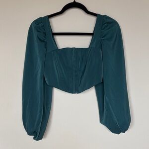 ✨ NWOT Urban Outfitters | Corset Cropped Blouse